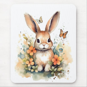 Niedlich Forest baby bunny Pints Kinderzimmer Art Mousepad