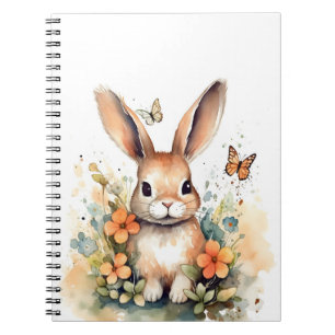 Niedlich Forest baby bunny Pints Kinderzimmer Art Notizblock