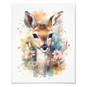 Niedlich Forest Baby Sehr geehrte Pints Kinderzimm Fotodruck