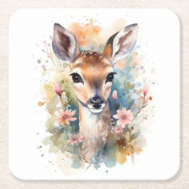 Niedlich Forest Baby Sehr geehrte Pints Kinderzimm Rechteckiger Pappuntersetzer