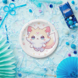 Niedlich Forest Fox Babydusche Pappteller