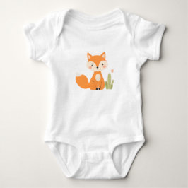 Niedlich Fox Baby Jersey Bodysuit Baby Strampler