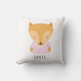 Niedlich Fox Illustration - Individualisierbares B Kissen