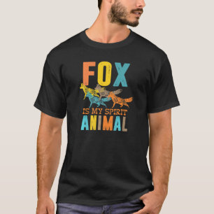 Niedlich Fox ist mein Geisttier für Männer Frauen T-Shirt