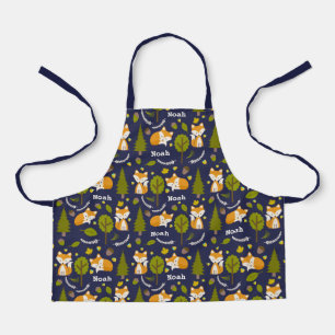 Niedlich Fox Pattern Kids Schürze