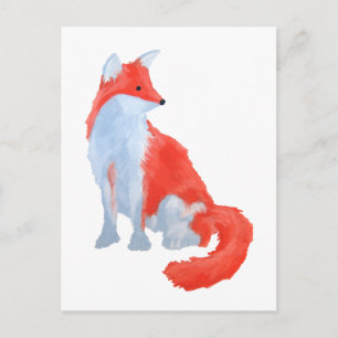Niedlich Fox Postkarte