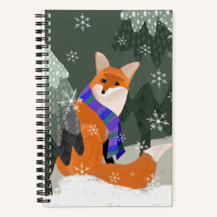 Niedlich Fox Sketch Journal Notizbuch