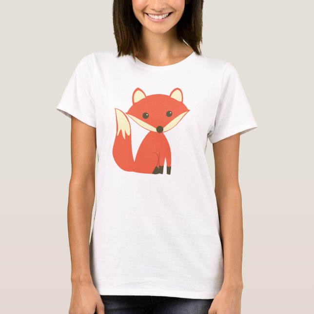 Niedlich Fox T-Shirt (Vorderseite)