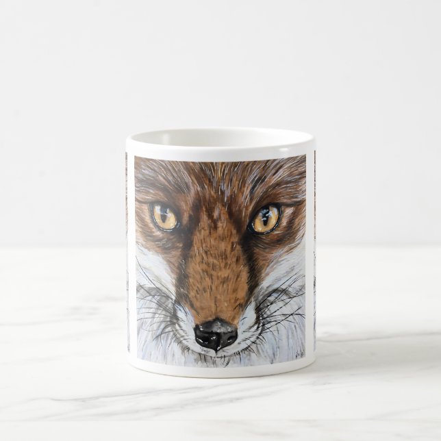 Niedlich Fox Wildlife Nature Portrait Kaffeetasse (Mittel)