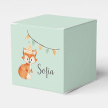 Niedlich Fox Woodland Party Happy Birthday Mint