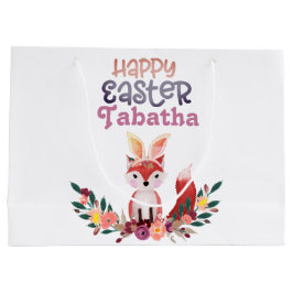Niedlich Foxy Oster Bunny Große Geschenktüte