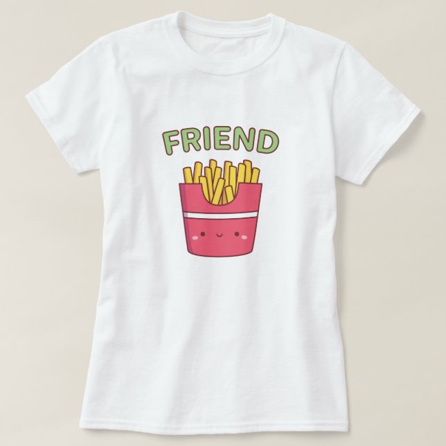 Niedlich Friend Friends Matching Best Friend T-Shirt (Design vorne)