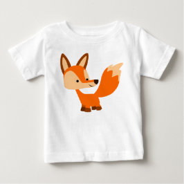Niedlich Friendly Cartoon Fox Baby T - Shirt