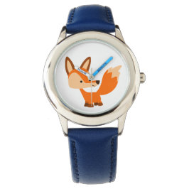 Niedlich Friendly Cartoon Fox Watch Armbanduhr