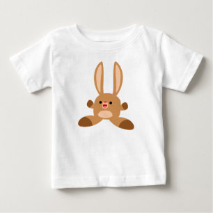 Niedlich Friendly Cartoon Rabbit Baby T - Shirt
