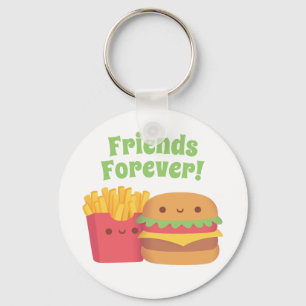 Niedlich Friends and Burger, Friends Forever Schl Schlüsselanhänger