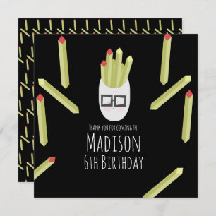 Niedlich Fries Restaurant Geburtstagsparty Danke