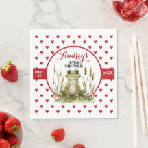 Niedlich Frog Baby Dusche oder Geburtstag