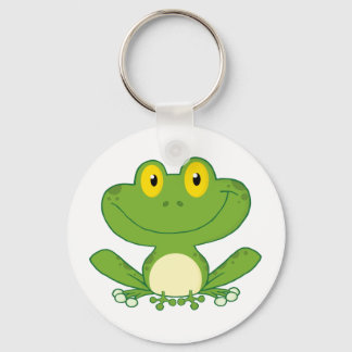 Niedlich Frog Cartoon Schlüsselanhänger