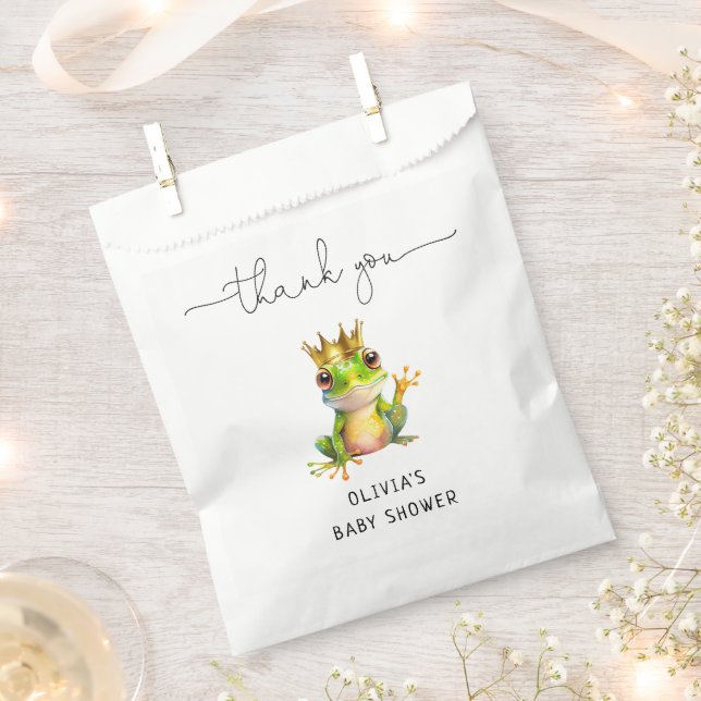 Niedlich Frog Thema Moderne Kinderdusche Vielen Da Geschenktütchen (Ausgeschnitten)