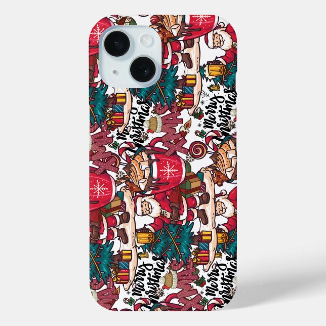 Niedlich frohe Weihnachten - Feiertag Case-Mate iPhone Hülle (Rückseite)