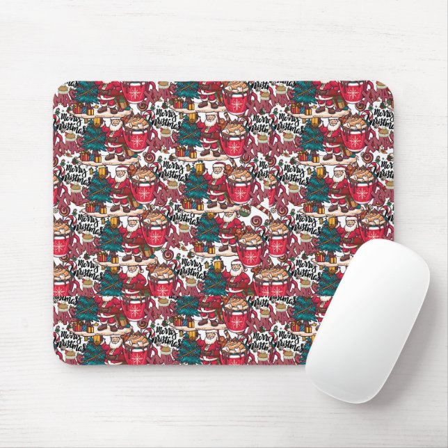 Niedlich frohe Weihnachten - Feiertag Mousepad (Mit Mouse)