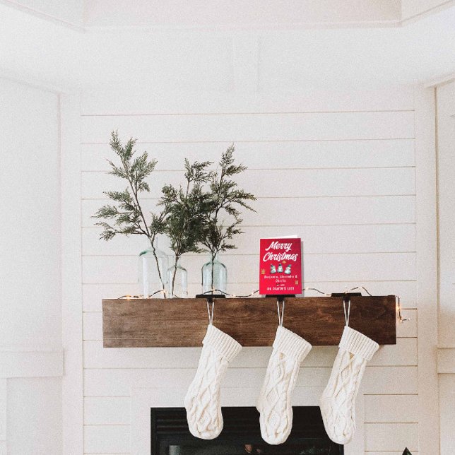 Niedlich frohe Weihnachten Kind Name von Oma hinzu (Von Creator hochgeladen)