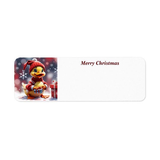 Niedlich Frohe Weihnachtsduck (Vorne)