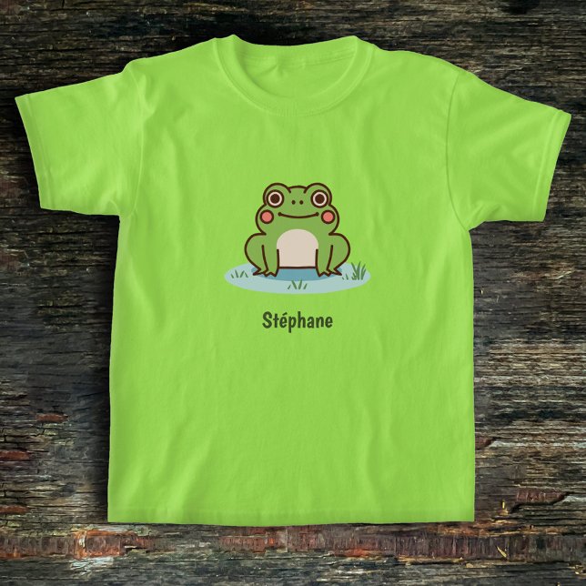 Niedlich Frosch Kids T - Shirt (Cute Frog Kids T-Shirt)