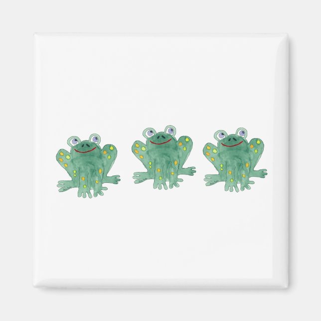 Niedlich Froschmagnet Magnet (Vorne)