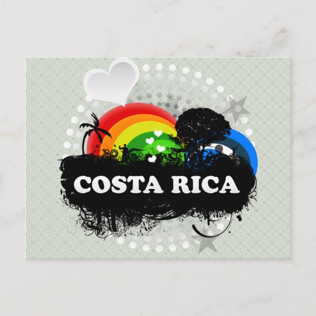 Niedlich Frucht Costa Rica Postkarte (Vorderseite)