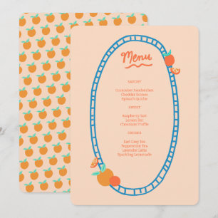 Niedlich Frucht CUSTOM Bridal Babydusche Brautpart Menükarte