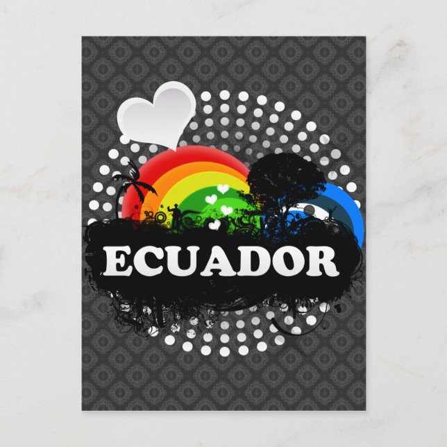 Niedlich Frucht Ecuador Postkarte (Vorderseite)
