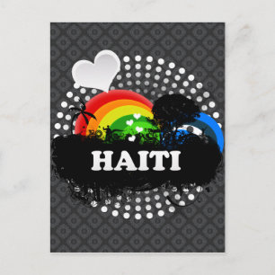 Niedlich Frucht Haiti Postkarte