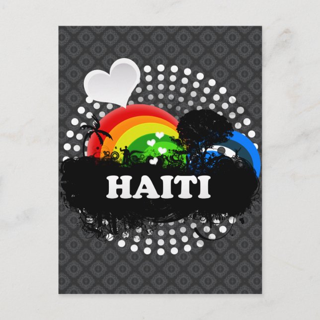Niedlich Frucht Haiti Postkarte (Vorderseite)
