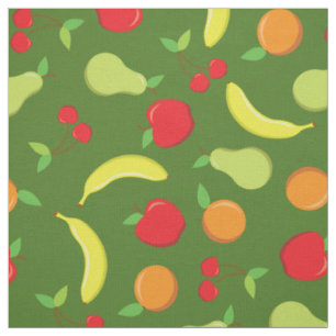 Niedlich Frucht Küche Apple Orange Banana Birne Ki Stoff