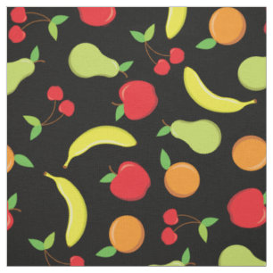 Niedlich Frucht Küche Apple Orange Banana Birne Ki Stoff