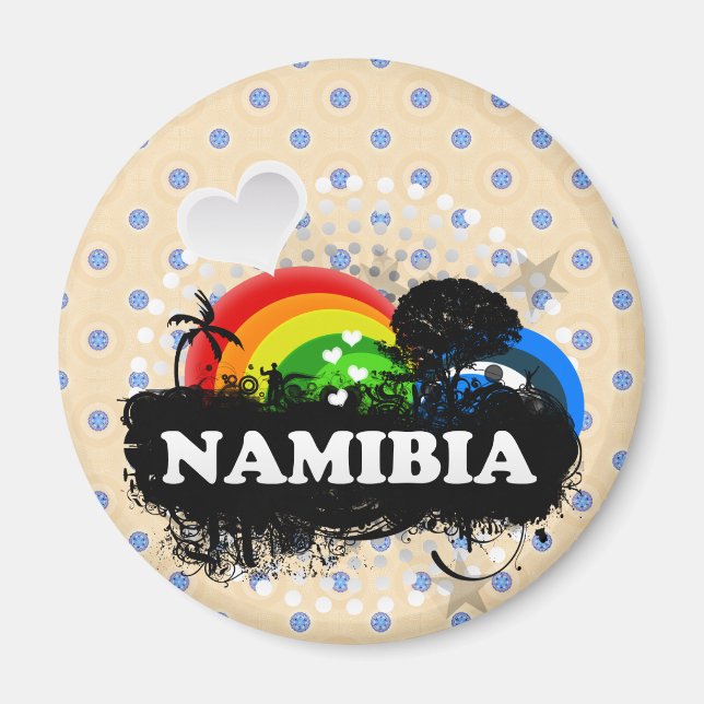 Niedlich Fruchtnamibia Magnet (Vorne)