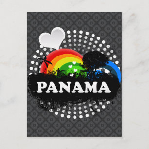 Niedlich Fruchtpanama Postkarte