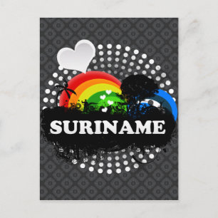 Niedlich FruchtSurinam Postkarte