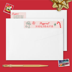 Niedlich Fun Doodles Weihnachtsfeiertag Rücksendea