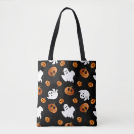 Niedlich Fun Halloween Ghost Pumpkin-Muster Tasche