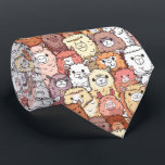 Niedlich Funny Alpaca Llama Neck Tie Krawatte<br><div class="desc">Adlige Halsbinde mit einem Muster,  das lustige Lamas/Alpakas darstellt</div>