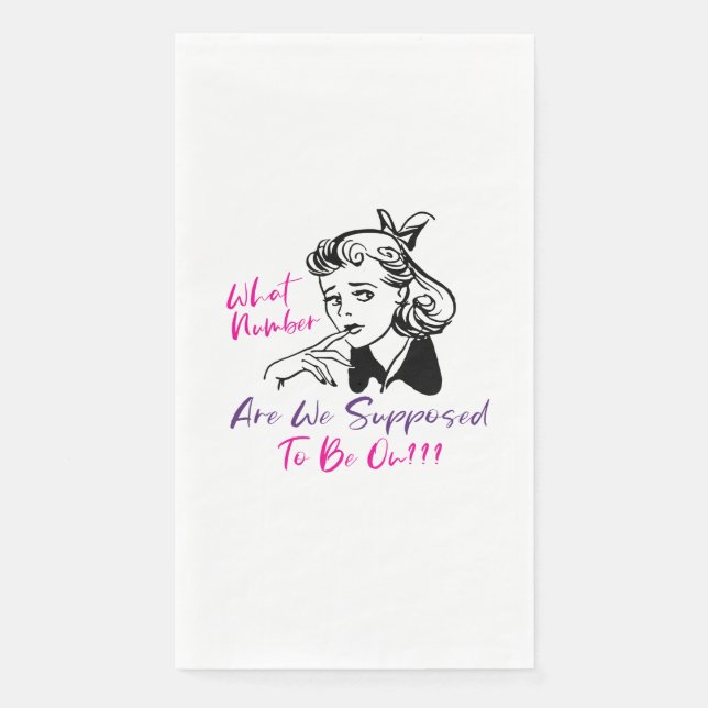 Niedlich Funny Bunco Party Serviette (Vorderseite)