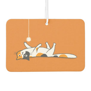 Niedlich Funny Calico Cat Cat Car Air Freshener Autolufterfrischer