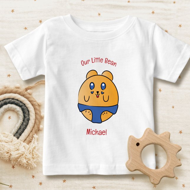 Niedlich Funny Cartoons Hamster White Red Yellow M Baby T-shirt (Von Creator hochgeladen)