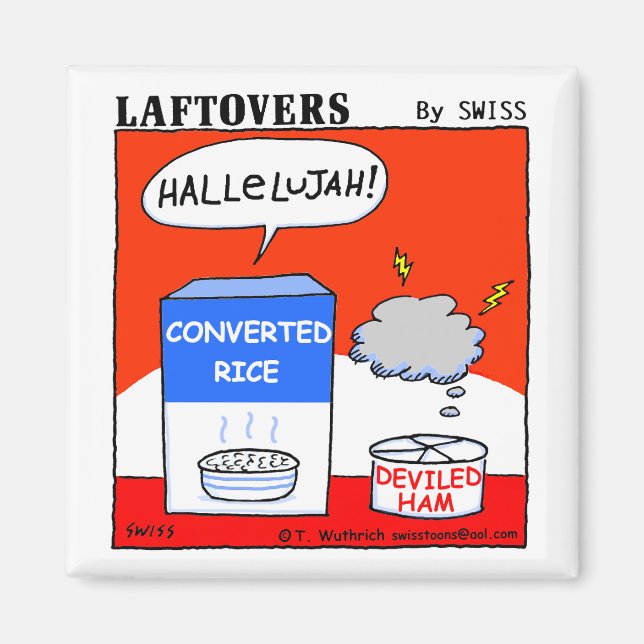 Niedlich Funny Christlich Hallelujah Laftovers Car Magnet (Vorne)