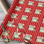 Niedlich Funny Christmas Cartoon Cat Personalisier Geschenkpapier<br><div class="desc">Das ist einer der Figuren,  die von meiner Enkelin und mir,  der Bean-Crew,  erschaffen wurden. Sie zeichne die Charaktere mit all ihren niedlichen Eigenschaften und ich verwandle sie in fett und modern,  um ein und alle zu begeistern :) Suchen Sie nach ihren Original-Zeichnungen auf jeder Auflistung!!</div>