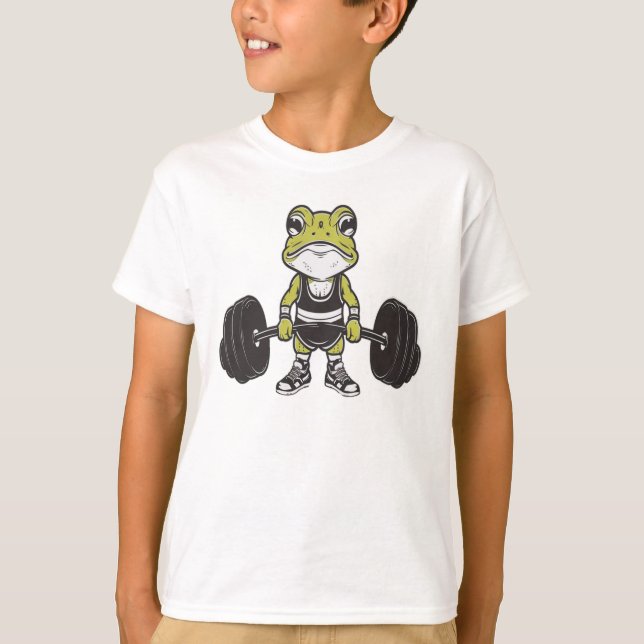 Niedlich Funny Frog T-Shirt (Vorderseite)