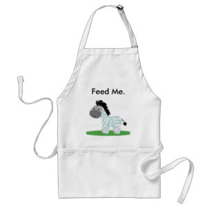 Niedlich & Funny Gefüttert Me Baby Zebra Kitchen S Schürze